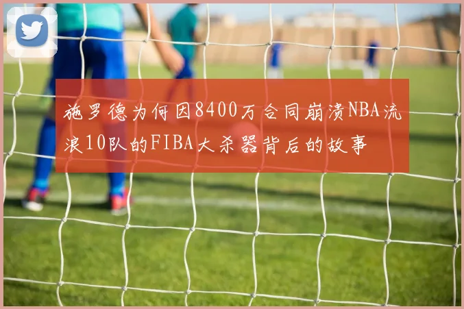 施罗德为何因8400万合同崩溃NBA流浪10队的FIBA大杀器背后的故事