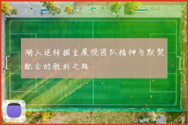 湖人逆转掘金展现团队精神与默契配合的胜利之路